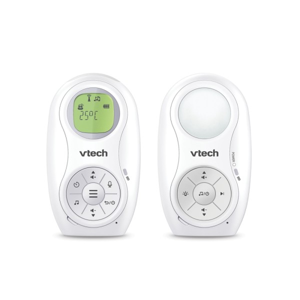 Vtech DM1214 bébiőr audio dupla akkumulátorral, éjjeli fénnyel, altatódallal