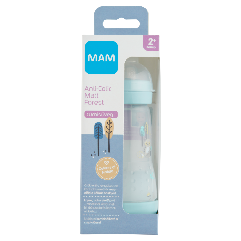 MAM Anti-Colic Matt Forest cumisüveg 260ml 