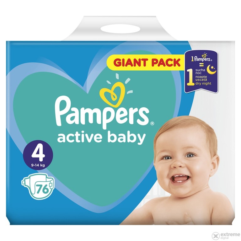 Pampers Active baby 4 76db