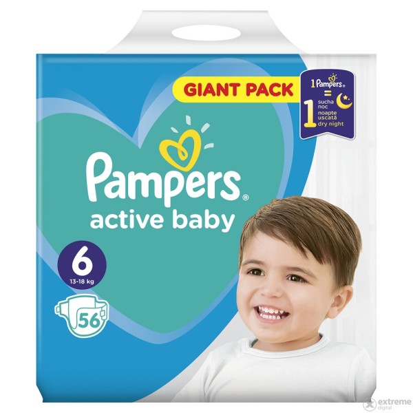 Pampers Active baby 6 56db