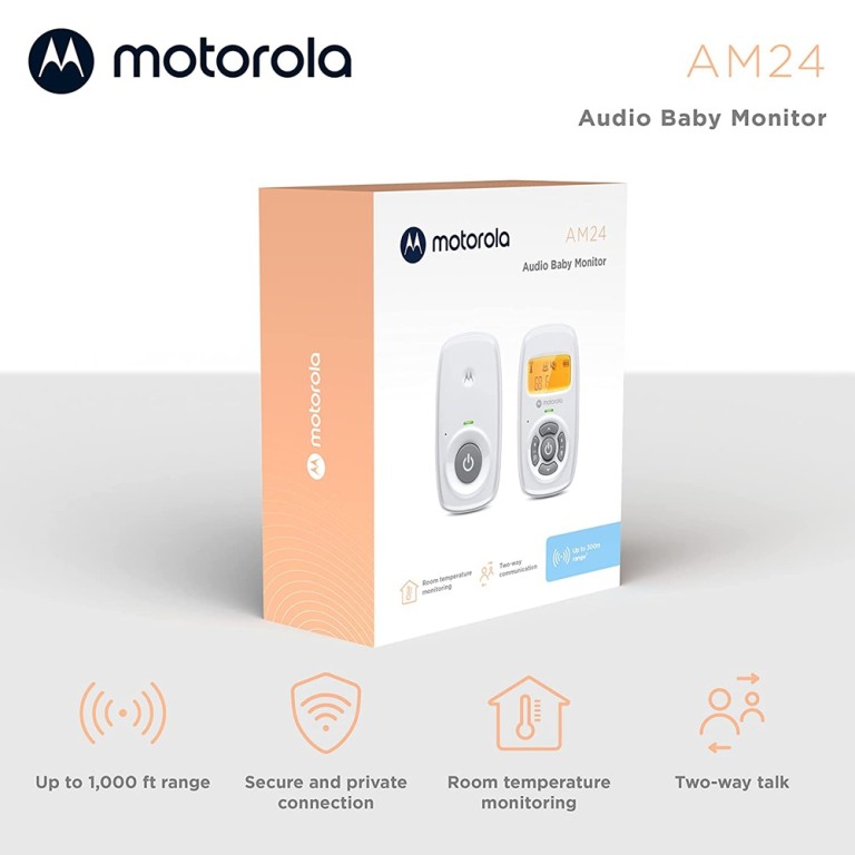  Motorola AM24 bébiőr LCD kijelzővel 300m