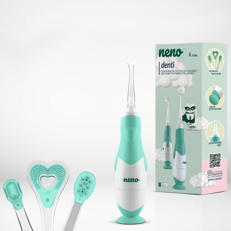 Neno Denti elektromos fogkefe - menta 3hó - 3 év