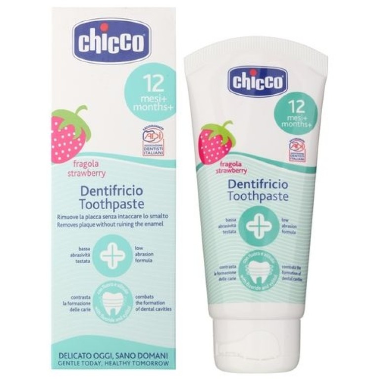  Chicco Eper ízű fogkrém Xilitollal 50ml  12hó+