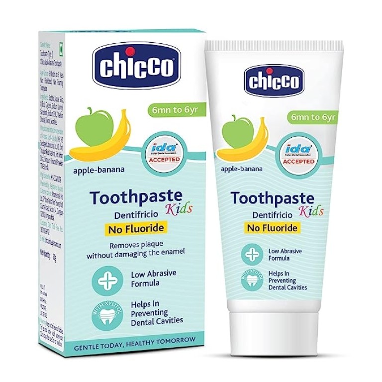  Chicco Alma-Banán ízű fogkrém Xilitollal 50ml   6hó+