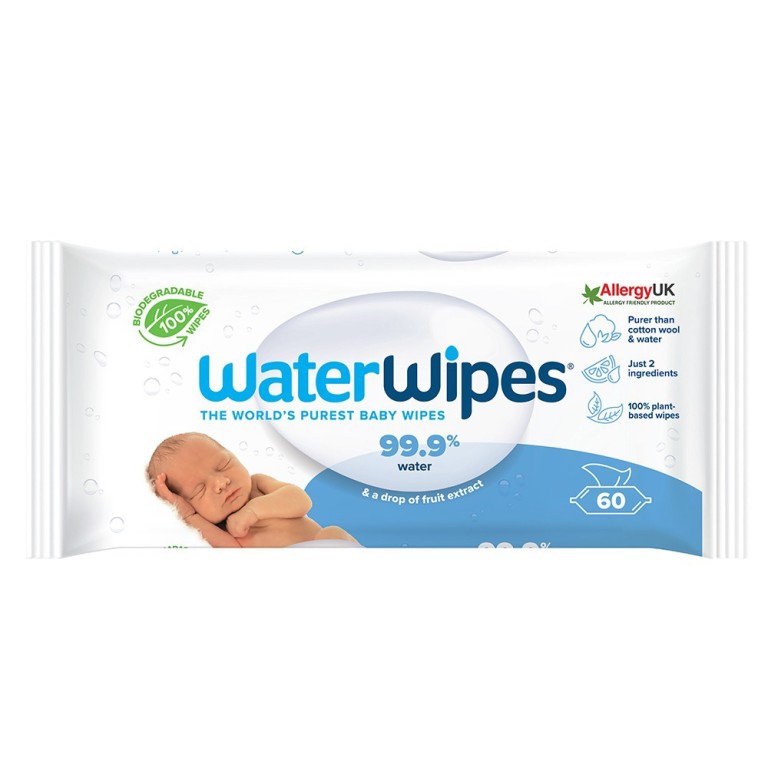 WaterWipes bio baba nedves törlőkendő 60 lap