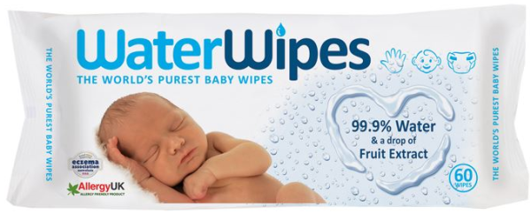 WaterWipes bio baba nedves törlőkendő 60 lap