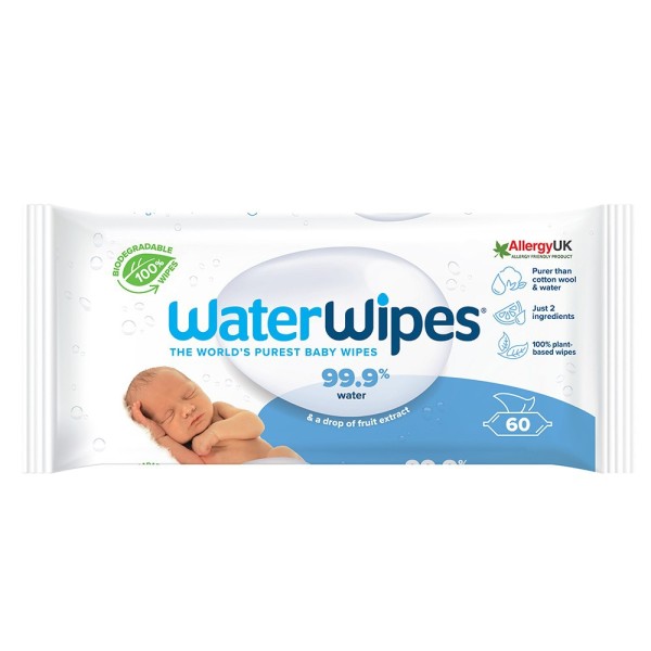 WaterWipes bio baba nedves törlőkendő 4x60 lap