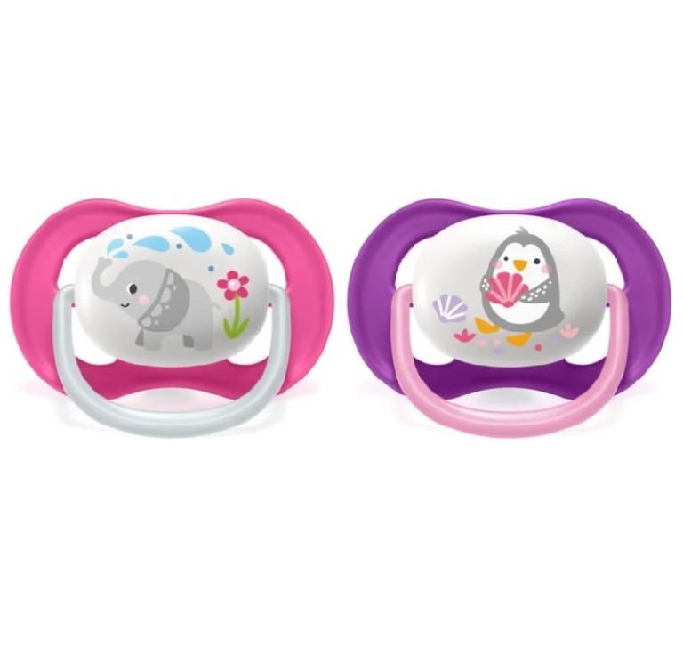 Philips AVENT játszócumi ultra air animals 6-18hó 2db 