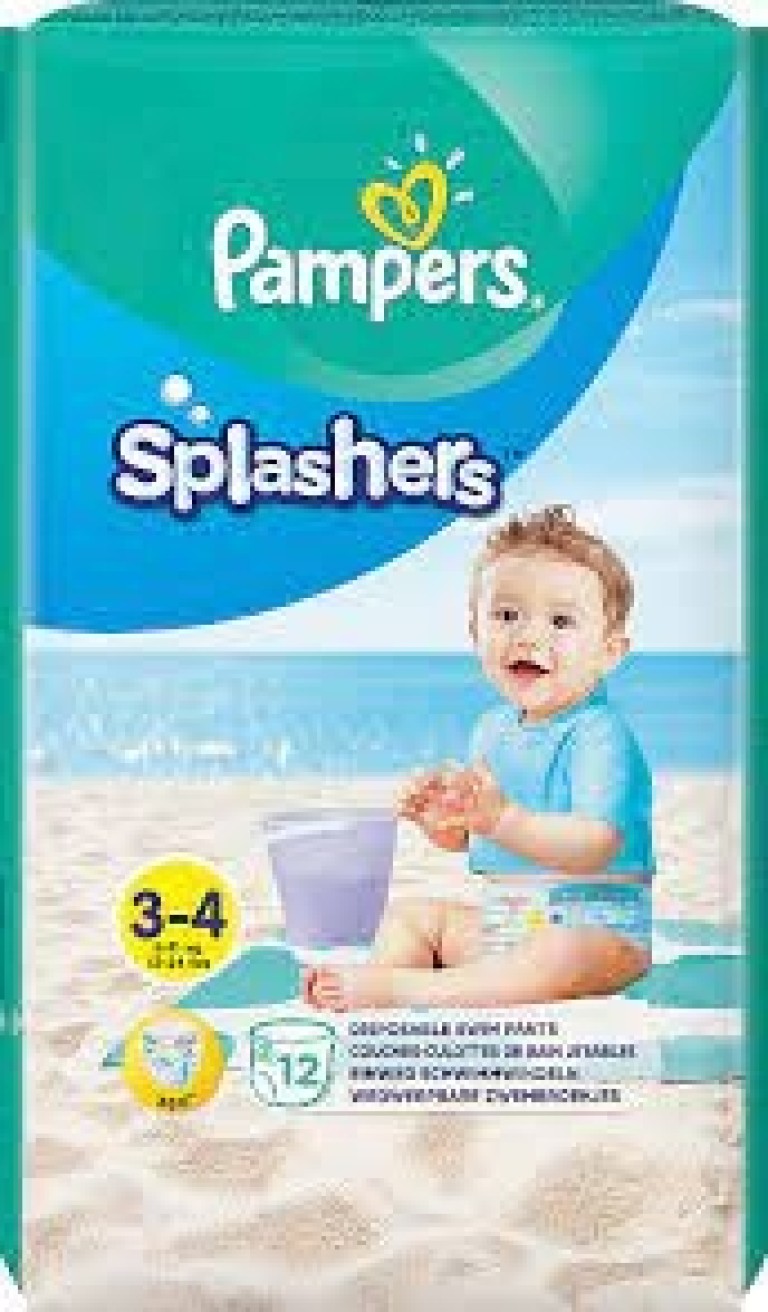 Pampers Splashers úszópelenka 3-4 Midi 12 db